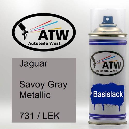 Jaguar, Savoy Gray Metallic, 731 / LEK: 400ml Sprühdose, von ATW Autoteile West.